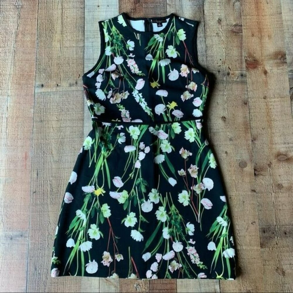 Victoria Beckham target floral sleeveless dress -S